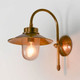 Wall Light Brass Gooseneck E27 40W IP54 Wall Light Brass Gooseneck E27 40W IP54